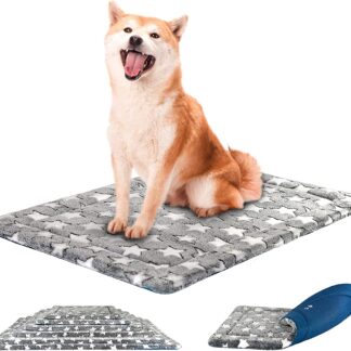 KROSER Fancy Dog Crate Pad Dog Bed Mat