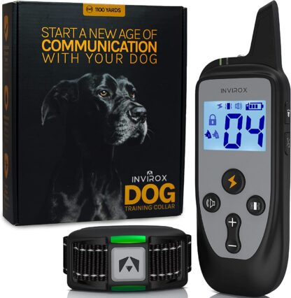 INVIROX Dog Shock Collar for Large Dogs
